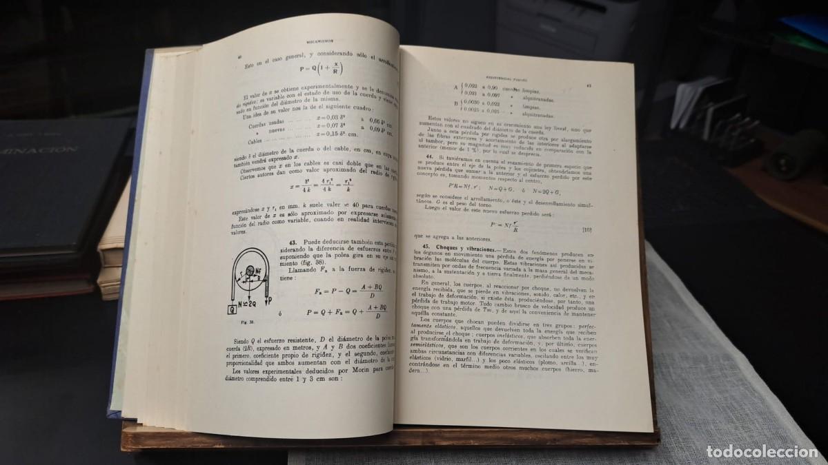 Libros de segunda mano de ciencias: MECANISMOS CALCULO Y CONSTRUCCION / Celso M&aacute;ximo A&ntilde;o 1961 - Foto 4