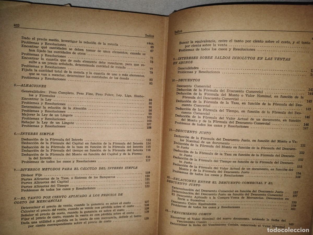 Libros de segunda mano de ciencias: 90- MATEM&Aacute;TICAS MERCANTILES - MIGUEL A. MIRANDA - Foto 6