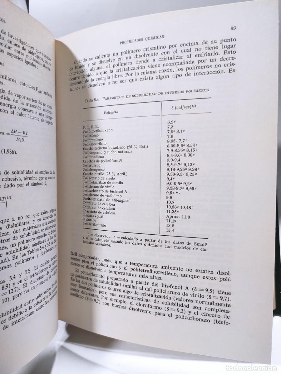 Libros de segunda mano de ciencias: MATERIALES PL&Aacute;STICOS - J. A. BRYDSON - Foto 9