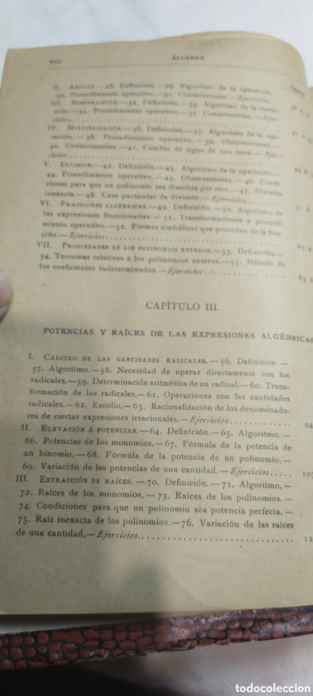 Libros de segunda mano de ciencias: Algoritmo algebraico. Matem&aacute;ticas. - Foto 2