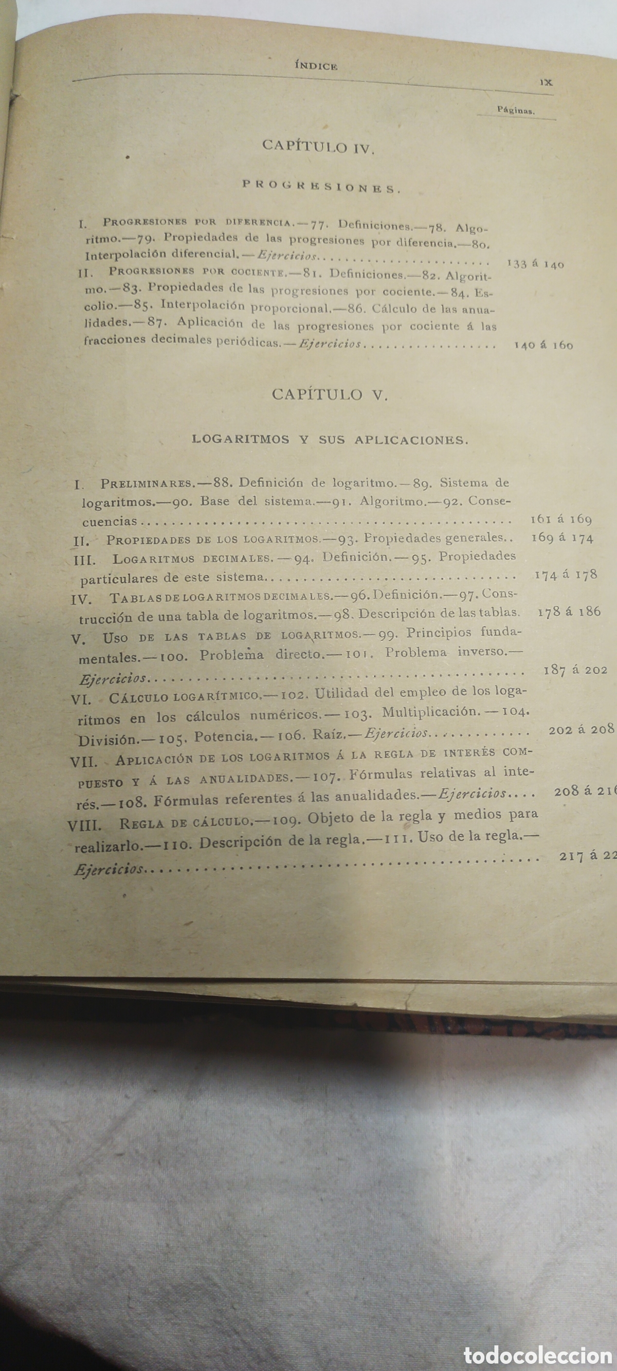 Libros de segunda mano de ciencias: Algoritmo algebraico. Matem&aacute;ticas. - Foto 3