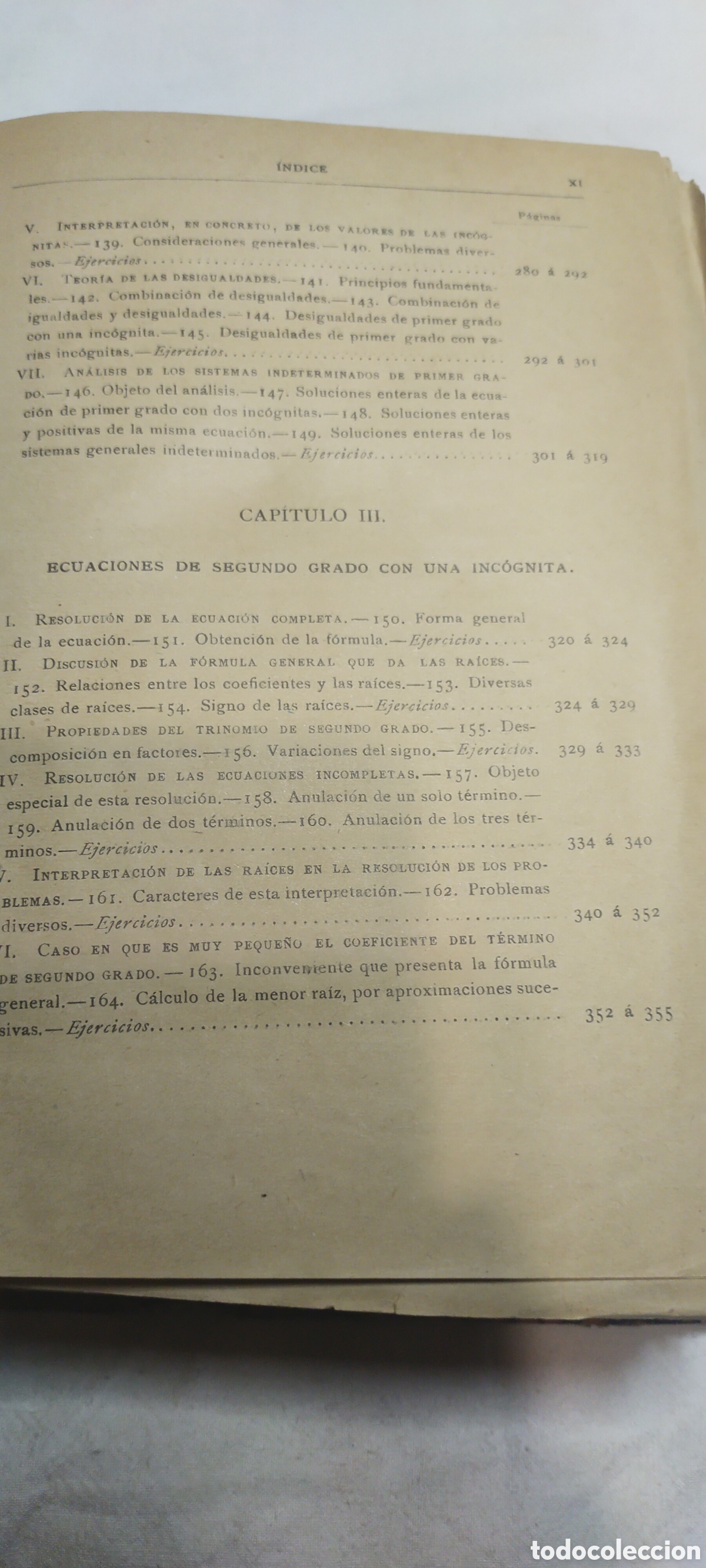 Libros de segunda mano de ciencias: Algoritmo algebraico. Matem&aacute;ticas. - Foto 5