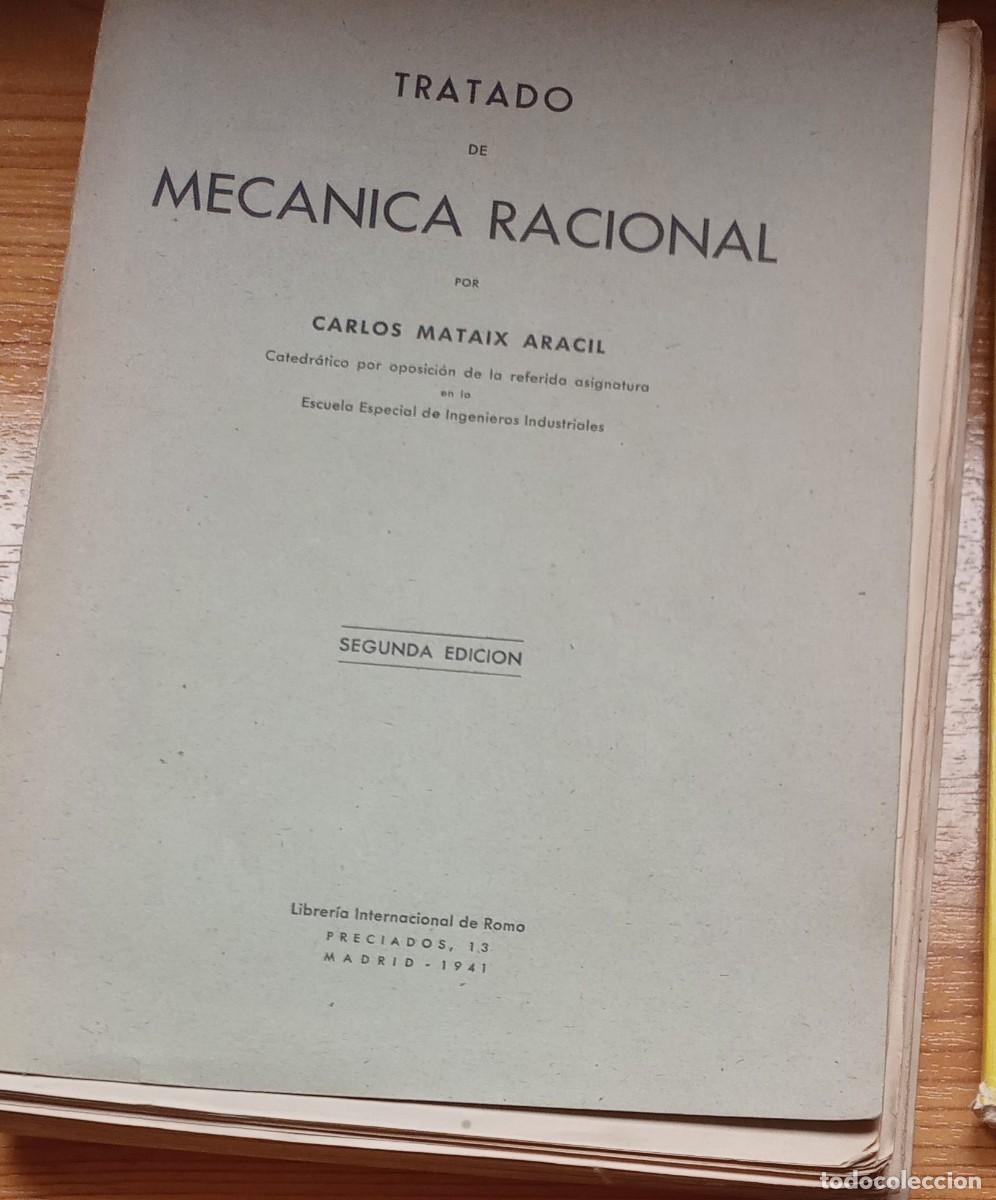 Second hand books of Sciences: TRATADO DE MECANICA RACIONAL - MATAIX ARACIL