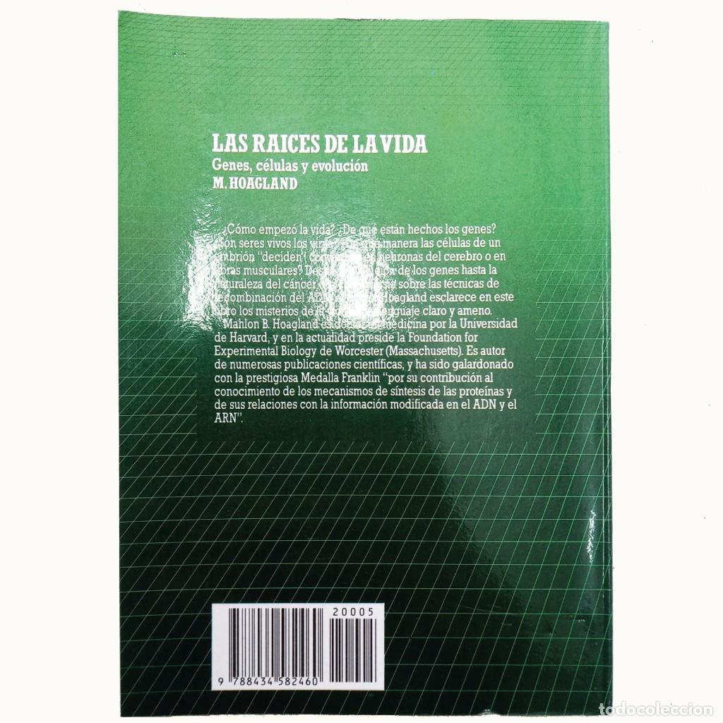 Libros de segunda mano: LAS RA&Iacute;CES DE LA VIDA. Hoagland, M. - Foto 2