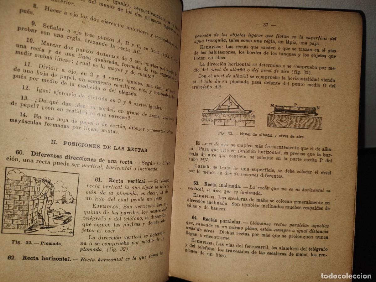 Libros de segunda mano de ciencias: 80- ARITM&Eacute;TICA Y NOCIONES DE GEOMETR&Iacute;A. TERCER LIBRO - JOS&Eacute; E. ROZ&Aacute;N - 1945 - Foto 7