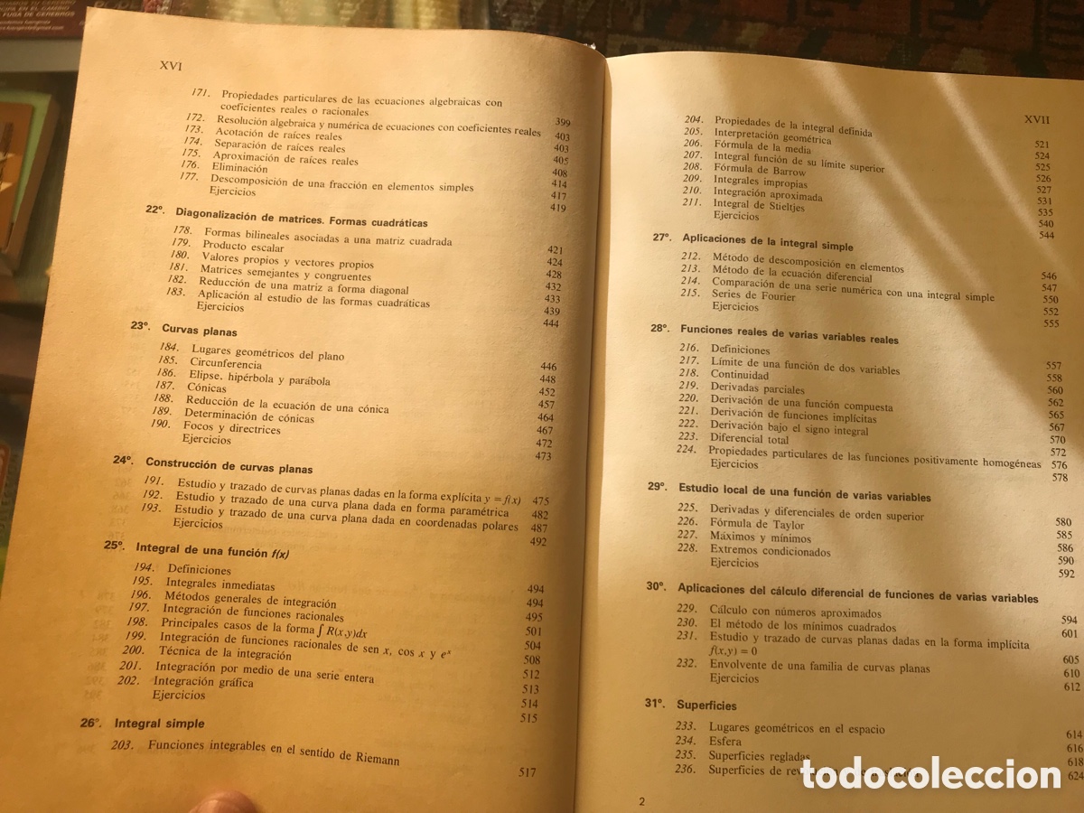 Libros de segunda mano de ciencias: Elementos de matem&aacute;ticas. Jos&eacute; Mart&iacute;nez sala. 8&ordf; edici&oacute;n. Valladolid 1982 - Foto 7