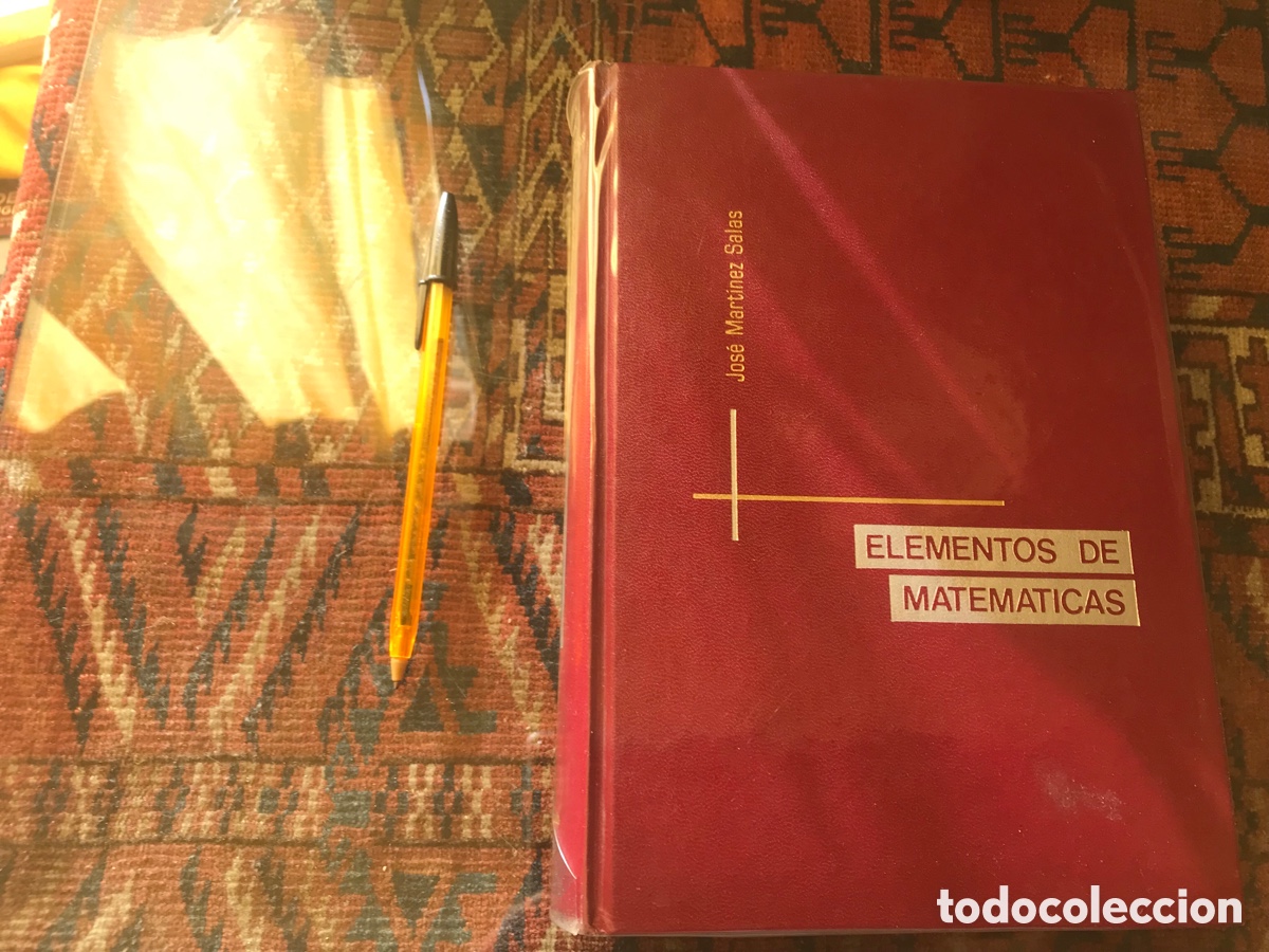Libros de segunda mano de ciencias: Elementos de matem&aacute;ticas. Jos&eacute; Mart&iacute;nez sala. 8&ordf; edici&oacute;n. Valladolid 1982 - Foto 1