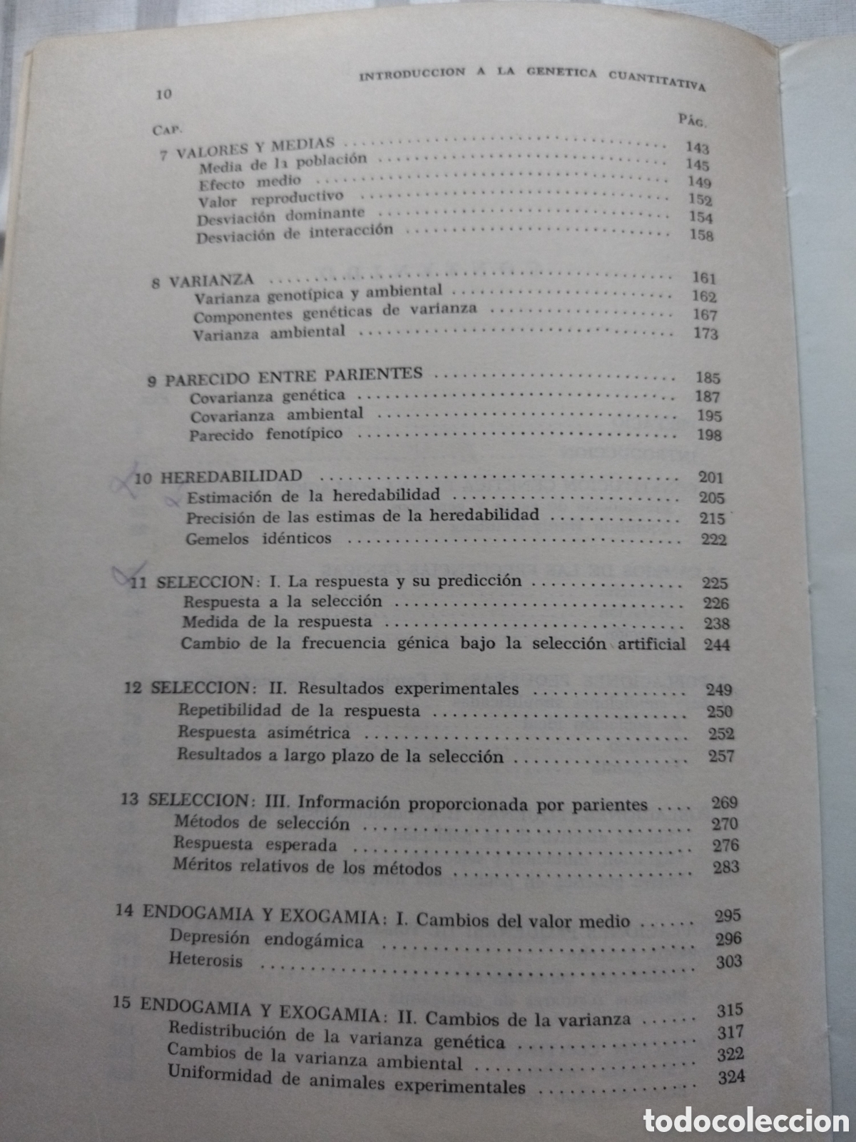 Libros de segunda mano: Introducci&oacute;n a la gen&eacute;tica cuantitativa - Foto 3