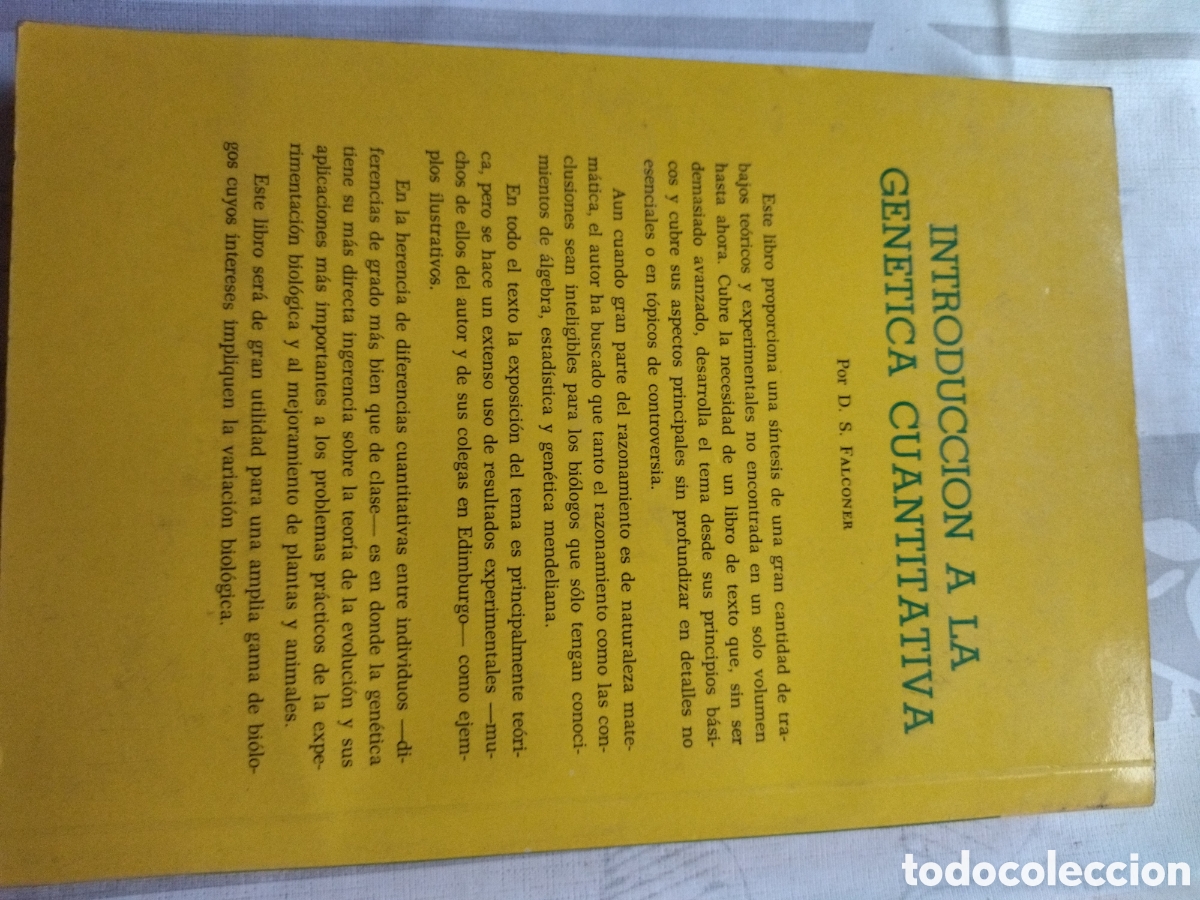 Libros de segunda mano: Introducci&oacute;n a la gen&eacute;tica cuantitativa - Foto 5