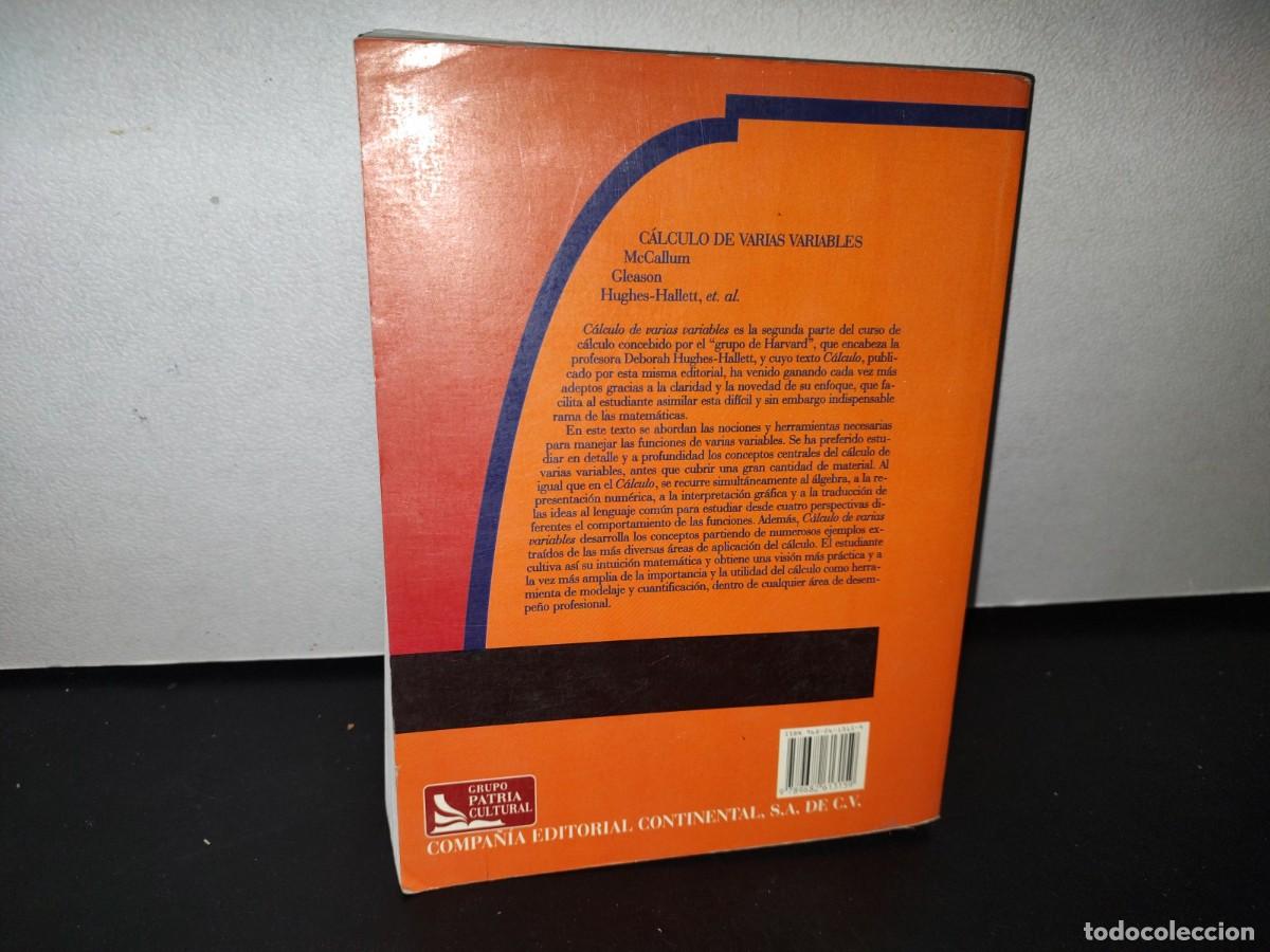 Libros de segunda mano de ciencias: 81- C&Aacute;LCULO DE VARIAS VARIABLES - WILLIAM G. MCCALLUM, ANDREW M. GLEASON - Foto 3