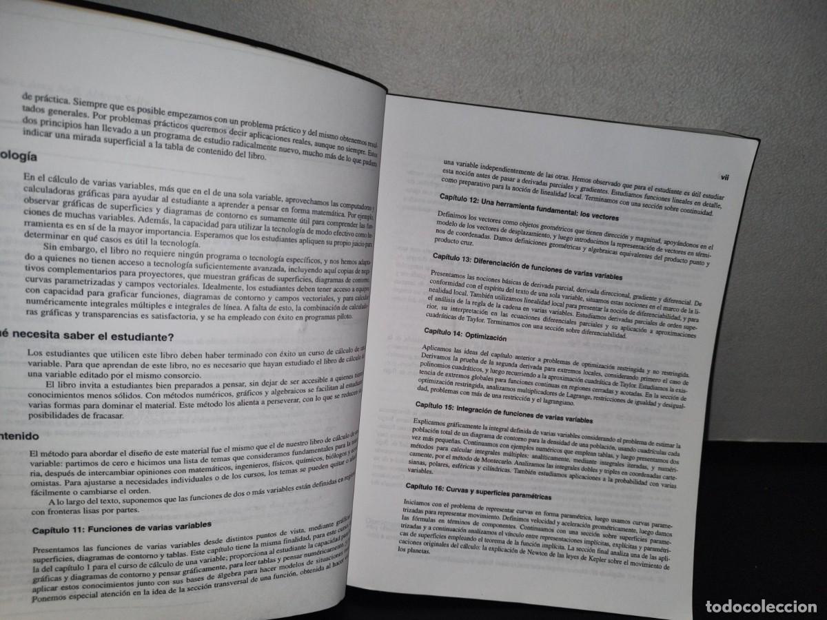 Libros de segunda mano de ciencias: 81- C&Aacute;LCULO DE VARIAS VARIABLES - WILLIAM G. MCCALLUM, ANDREW M. GLEASON - Foto 6