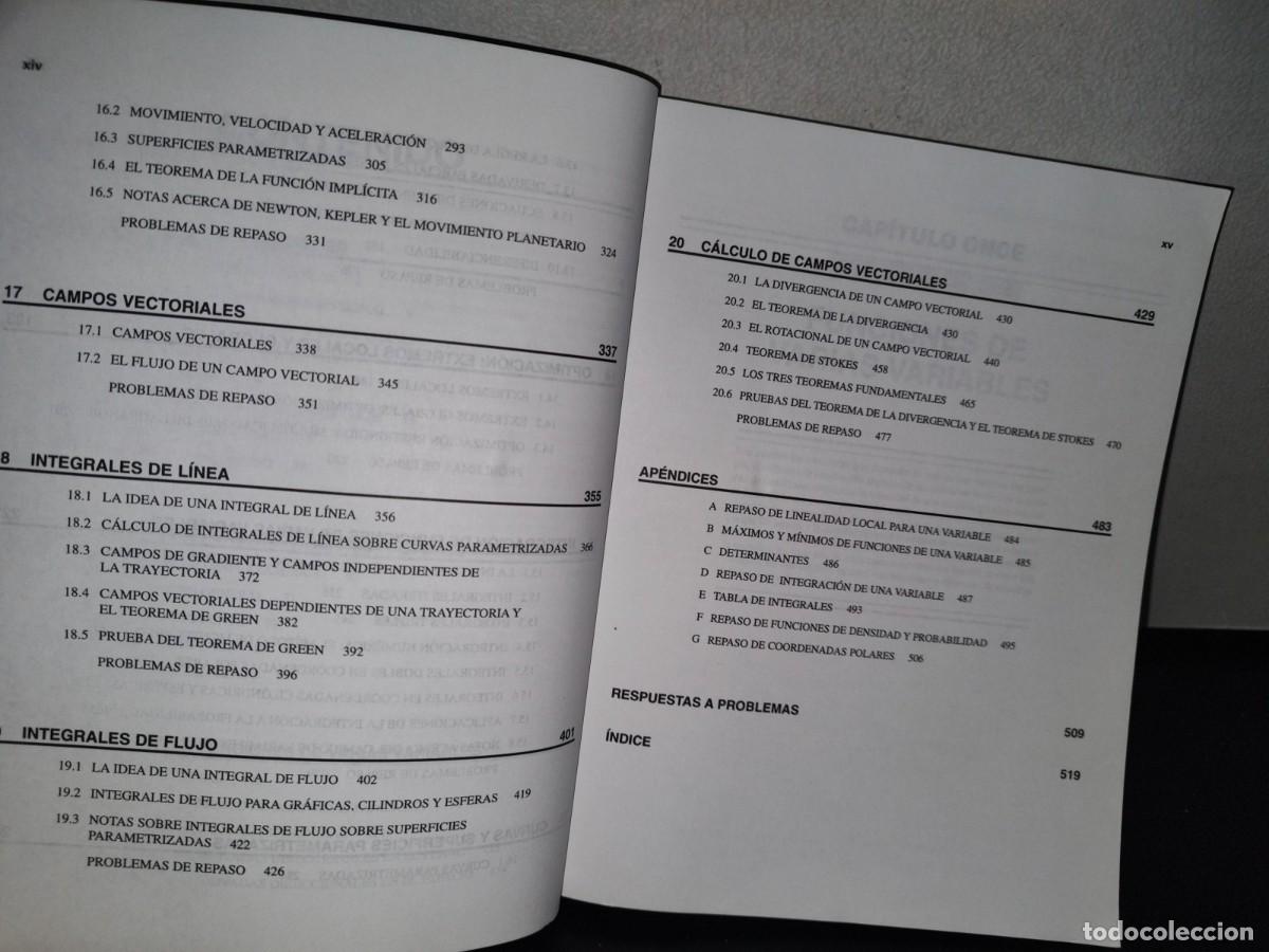Libros de segunda mano de ciencias: 81- C&Aacute;LCULO DE VARIAS VARIABLES - WILLIAM G. MCCALLUM, ANDREW M. GLEASON - Foto 8