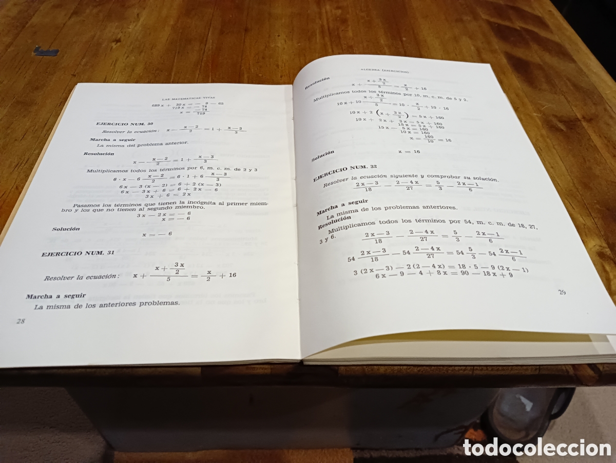 Libros de segunda mano de ciencias: Las Matem&aacute;ticas vivas Tomo II . Algebra pr&aacute;ctica. - Foto 5