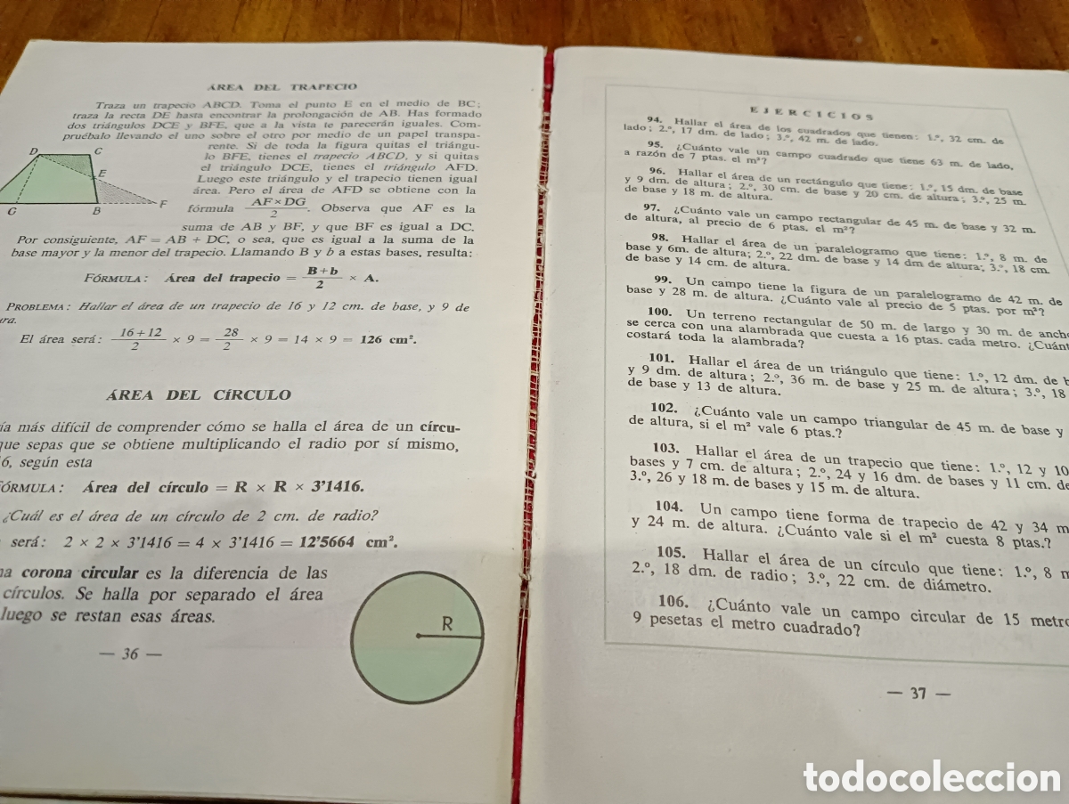 Libros de segunda mano de ciencias: Geometr&iacute;a. Grado Preparatorio. - Foto 6