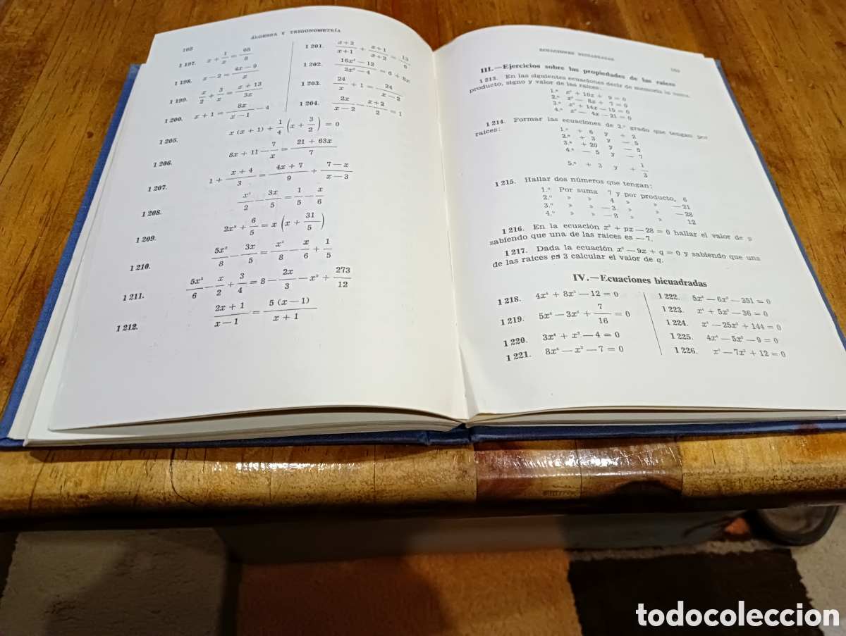 Libros de segunda mano de ciencias: &Aacute;lgebra y trigonometr&iacute;a. Ediciones Bruno - Foto 5