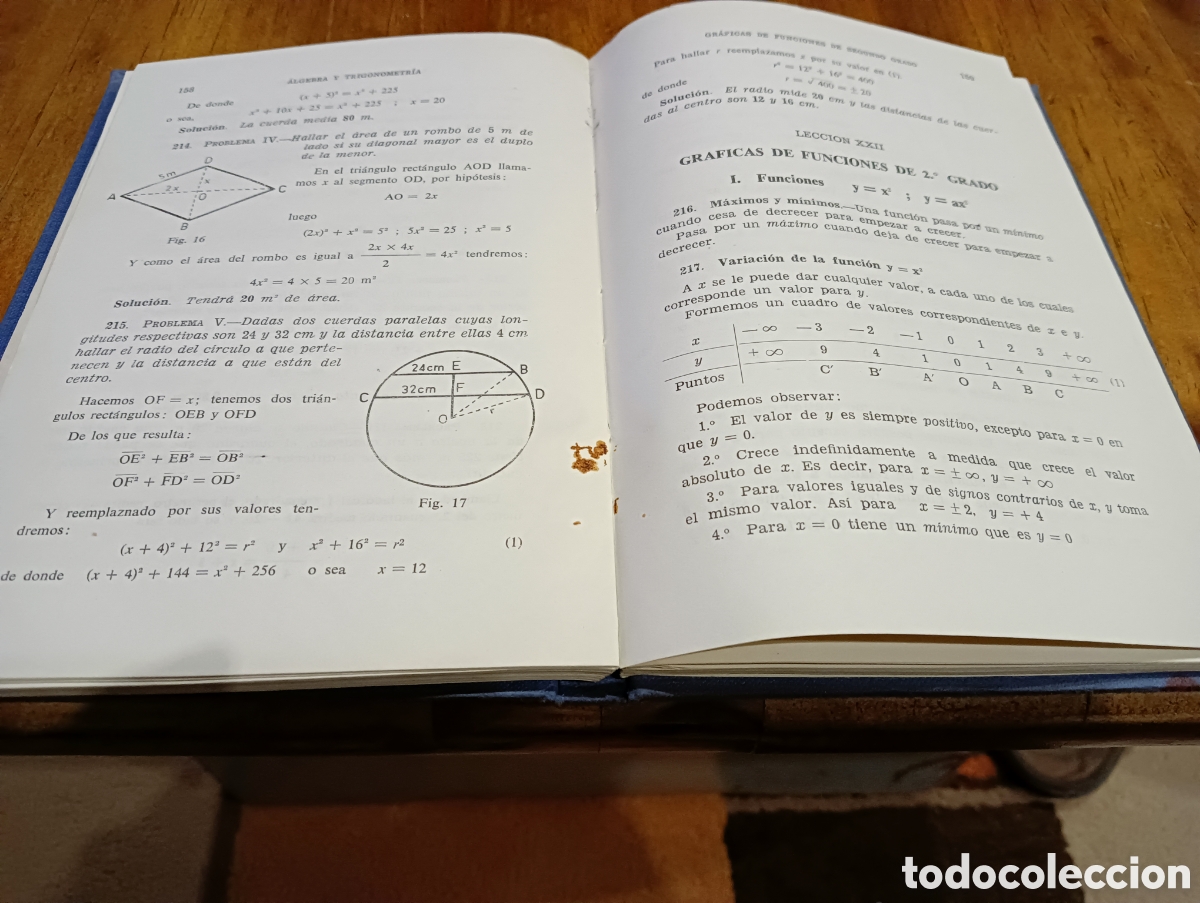 Libros de segunda mano de ciencias: &Aacute;lgebra y trigonometr&iacute;a. Ediciones Bruno - Foto 7