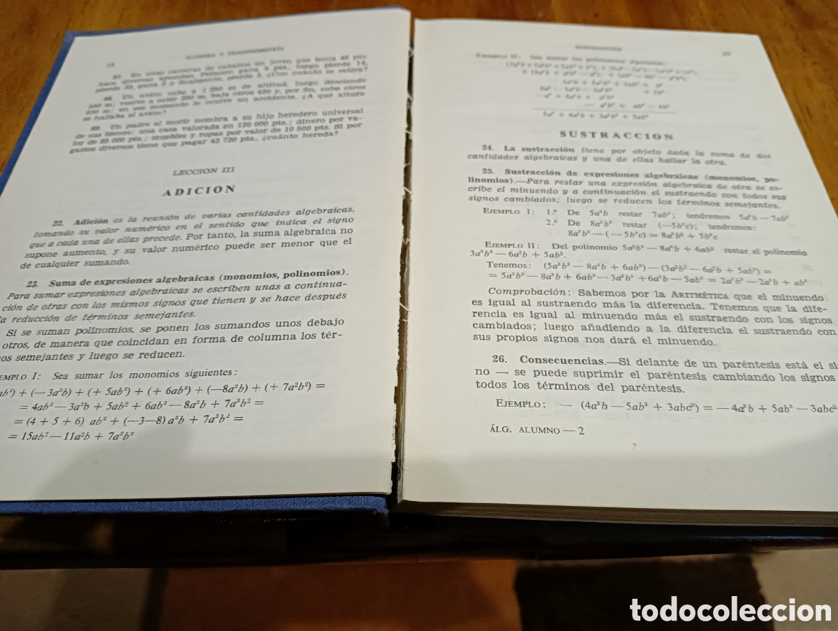 Libros de segunda mano de ciencias: &Aacute;lgebra y trigonometr&iacute;a. Ediciones Bruno - Foto 8