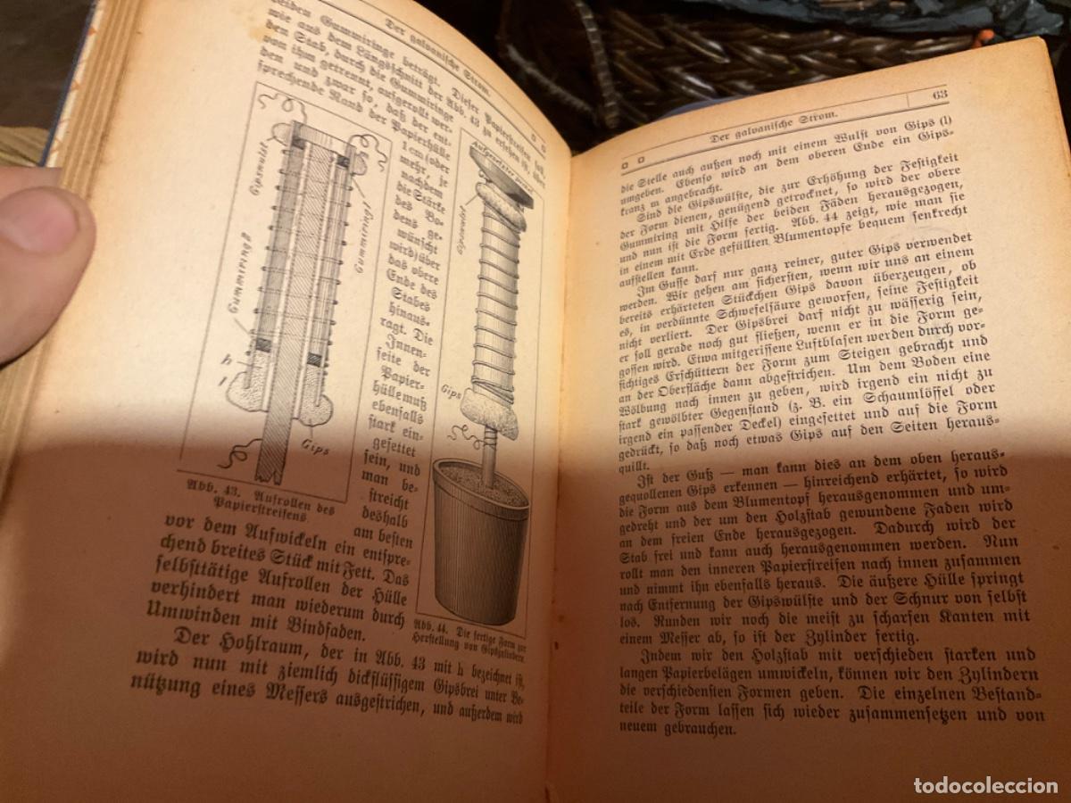 Libros de segunda mano de ciencias: Elektrotechnisches Experimentierbuch 1909 Edici&oacute;n en Alem&aacute;n de Eberhard Schnetzler - Foto 5