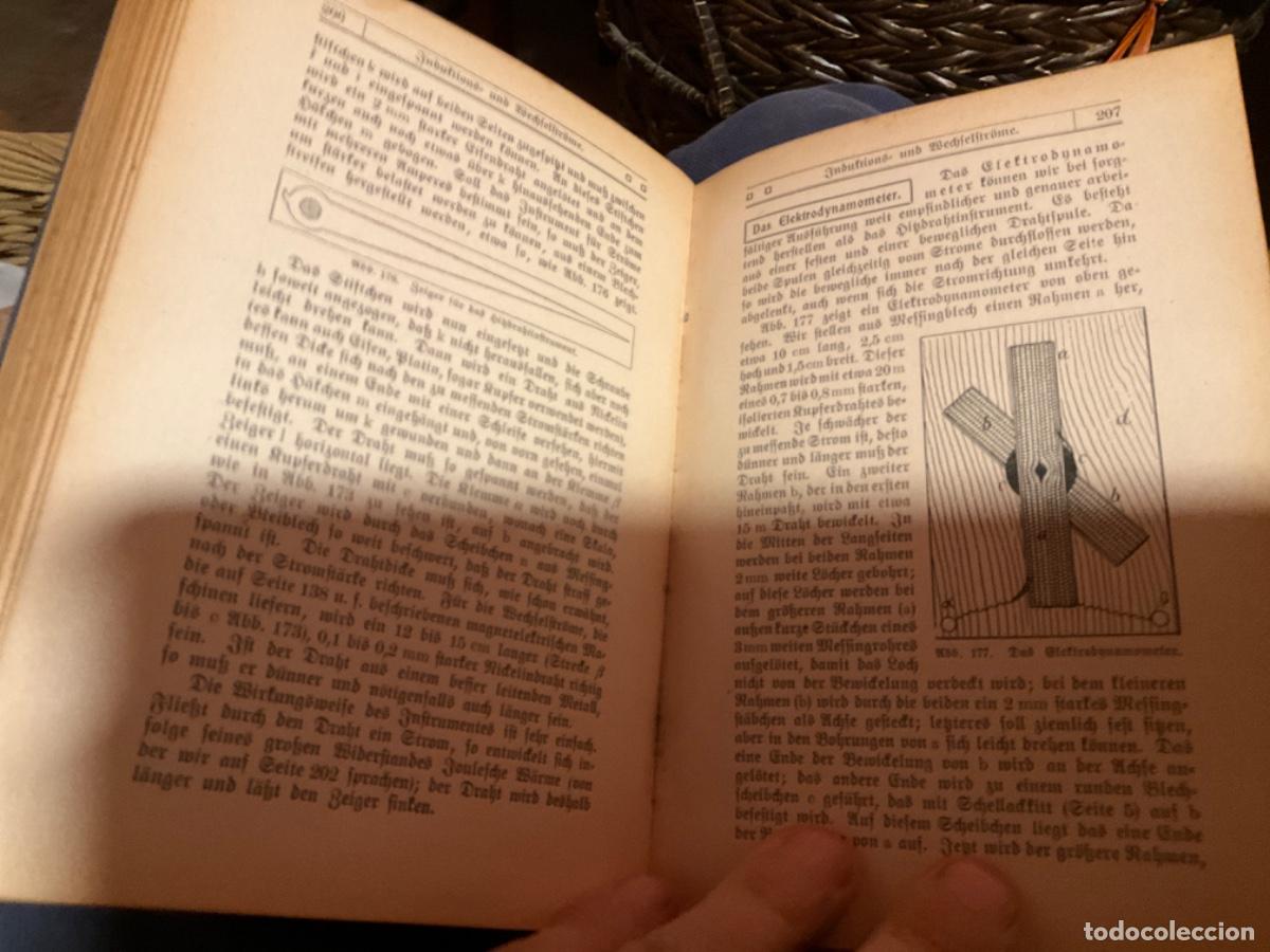 Libros de segunda mano de ciencias: Elektrotechnisches Experimentierbuch 1909 Edici&oacute;n en Alem&aacute;n de Eberhard Schnetzler - Foto 6