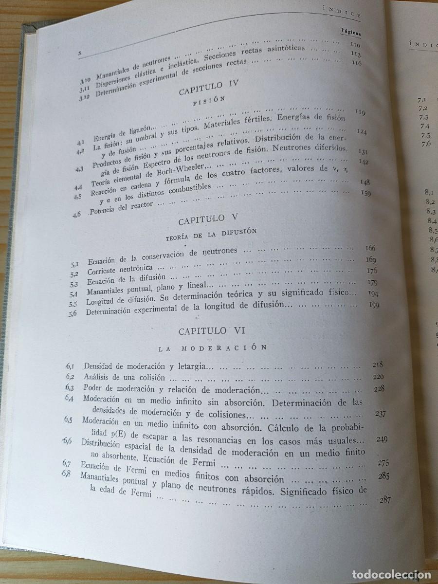Libros de segunda mano de ciencias: F. GODED .- TEOR&Iacute;A DE REACTORES Y ELEMENTOS DE INGENIER&Iacute;A NUCLEAR (incluye dedicatoria aut&oacute;grafa). - Foto 4