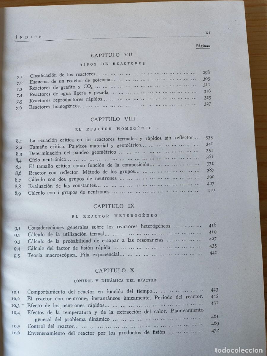 Libros de segunda mano de ciencias: F. GODED .- TEOR&Iacute;A DE REACTORES Y ELEMENTOS DE INGENIER&Iacute;A NUCLEAR (incluye dedicatoria aut&oacute;grafa). - Foto 5