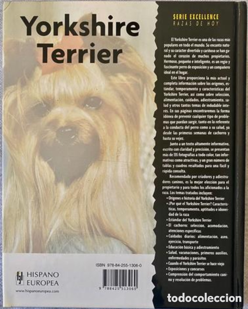 Libros de segunda mano: Yorkshire Terrier. R. Keyes. Ed. Hispano Europea. 2008. Tapas duras. - Foto 3