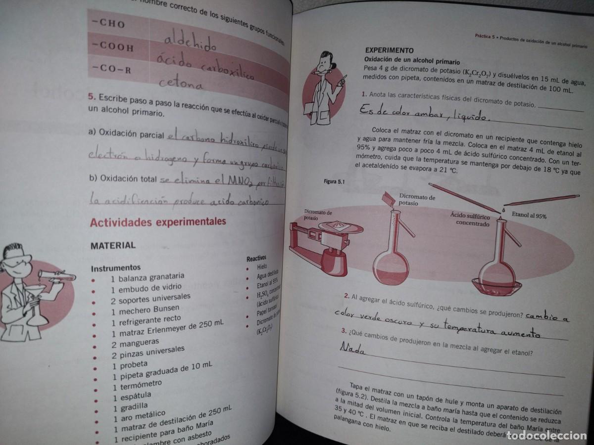 Libros de segunda mano de ciencias: 81- QU&Iacute;MICA 3. PR&Aacute;CTICAS DE LABORATORIO - GILDARDO BURGOS - Foto 8