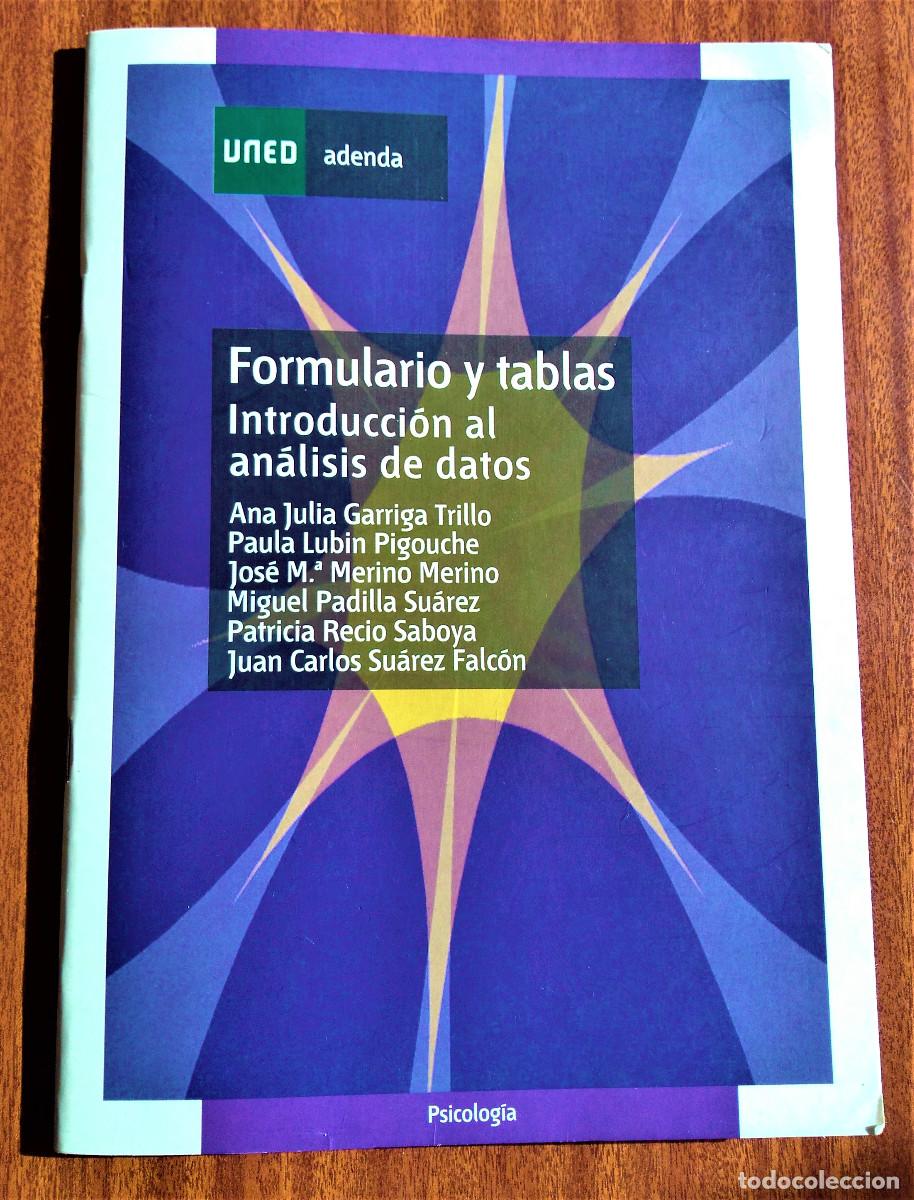 Libros de segunda mano de ciencias: UNED - INTRODUCCION AL ANALISIS DE DATOS - FORMULARIO Y EX&Aacute;MENES RESUELTOS - Foto 2