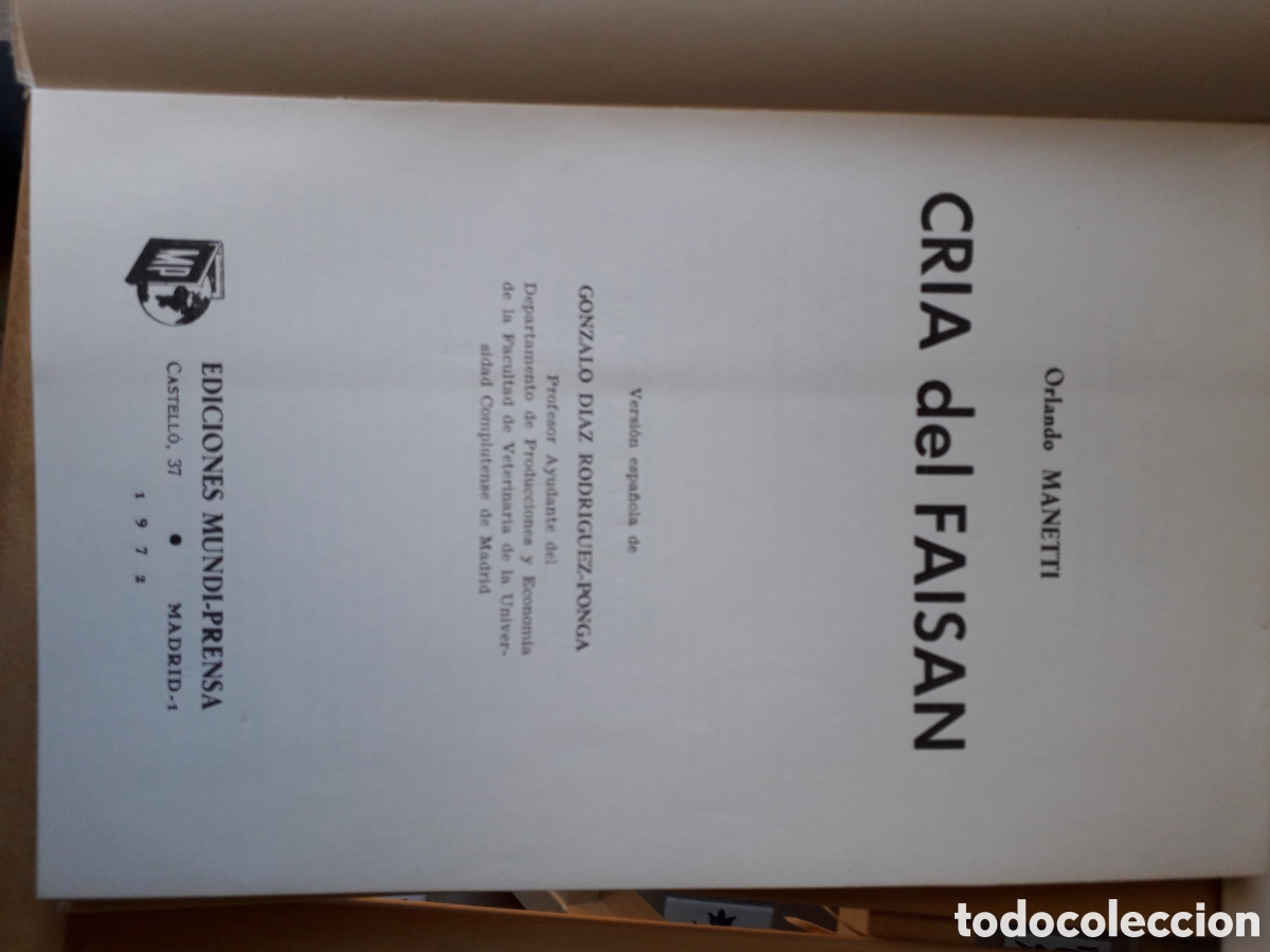 Libros de segunda mano: Cria del faisan - Foto 3