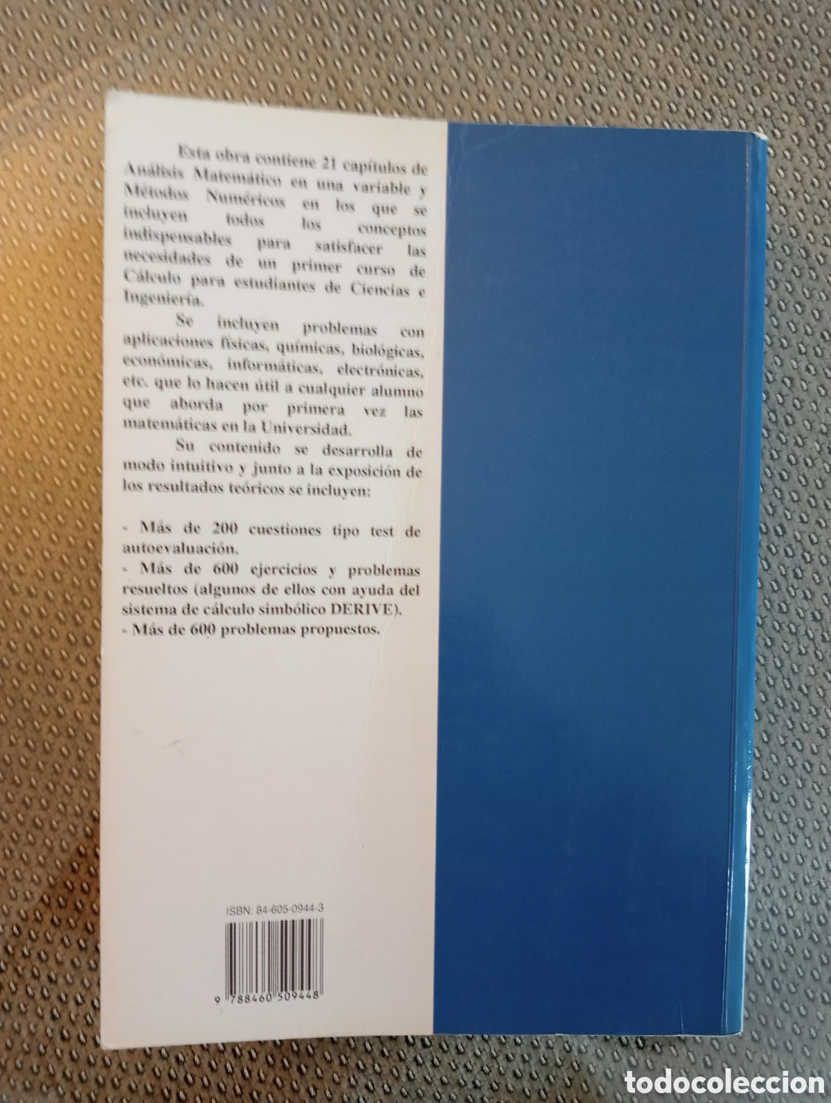 Libros de segunda mano de ciencias: C&aacute;lculo I. Teor&iacute;a y problemas de an&aacute;lisis matem&aacute;tico en una variable - Foto 4