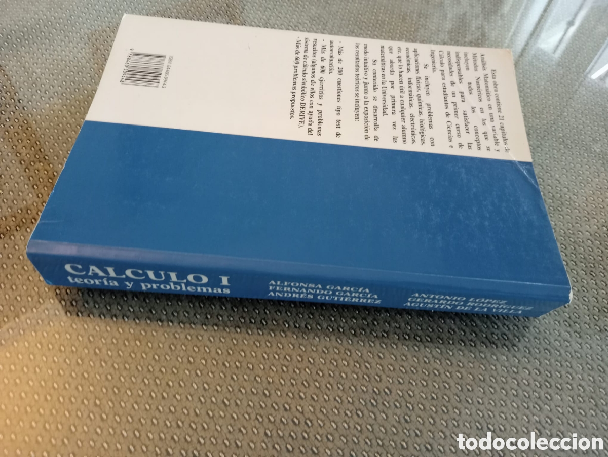 Libros de segunda mano de ciencias: C&aacute;lculo I. Teor&iacute;a y problemas de an&aacute;lisis matem&aacute;tico en una variable - Foto 5