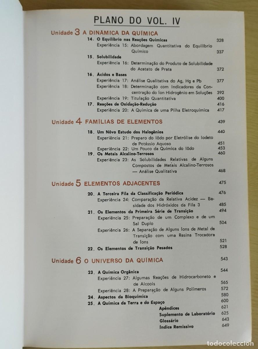 Libros de segunda mano de ciencias: Qu&iacute;mica Objetiva - Volumes 3 e 4 - Foto 12