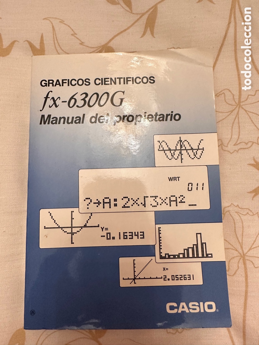 Libri di seconda mano: Gr&aacute;ficas cient&iacute;ficas Casio fx 6300 G manual del propietario