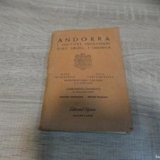Libros de segunda mano: ARKANSAS1980 NATURALEZA ESTADO DECENTE CUADERNILLO ED ALPINA CON MAPA ANDORRA