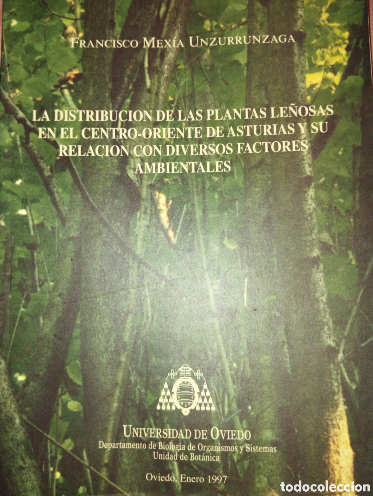 Libri di seconda mano: LA DISTRIBUCI&Oacute;N DE LAS PLANTAS LE&Ntilde;OSAS EN EL CENTRO ORIENTE DE ASTURIAS Y SU RELACI&Oacute;N CON DIVERSOS F