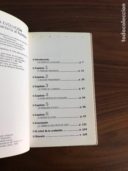 Libros de segunda mano: CONOCER LA CIENCIA N&ordm; 2 , LA EVOLUCI&Oacute;N , RBA - Foto 2