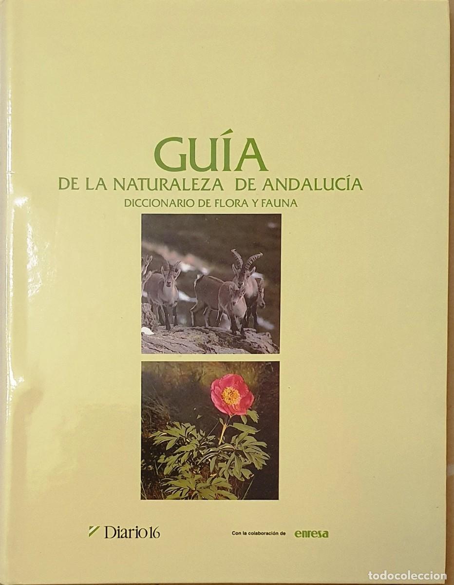 Libri di seconda mano: GUIA DE LA NATURALEZA DE ANDALUCIA. DICCIONARIO DE FLORA Y FAUNA. DIARIO 16. 28 FICHAS.
