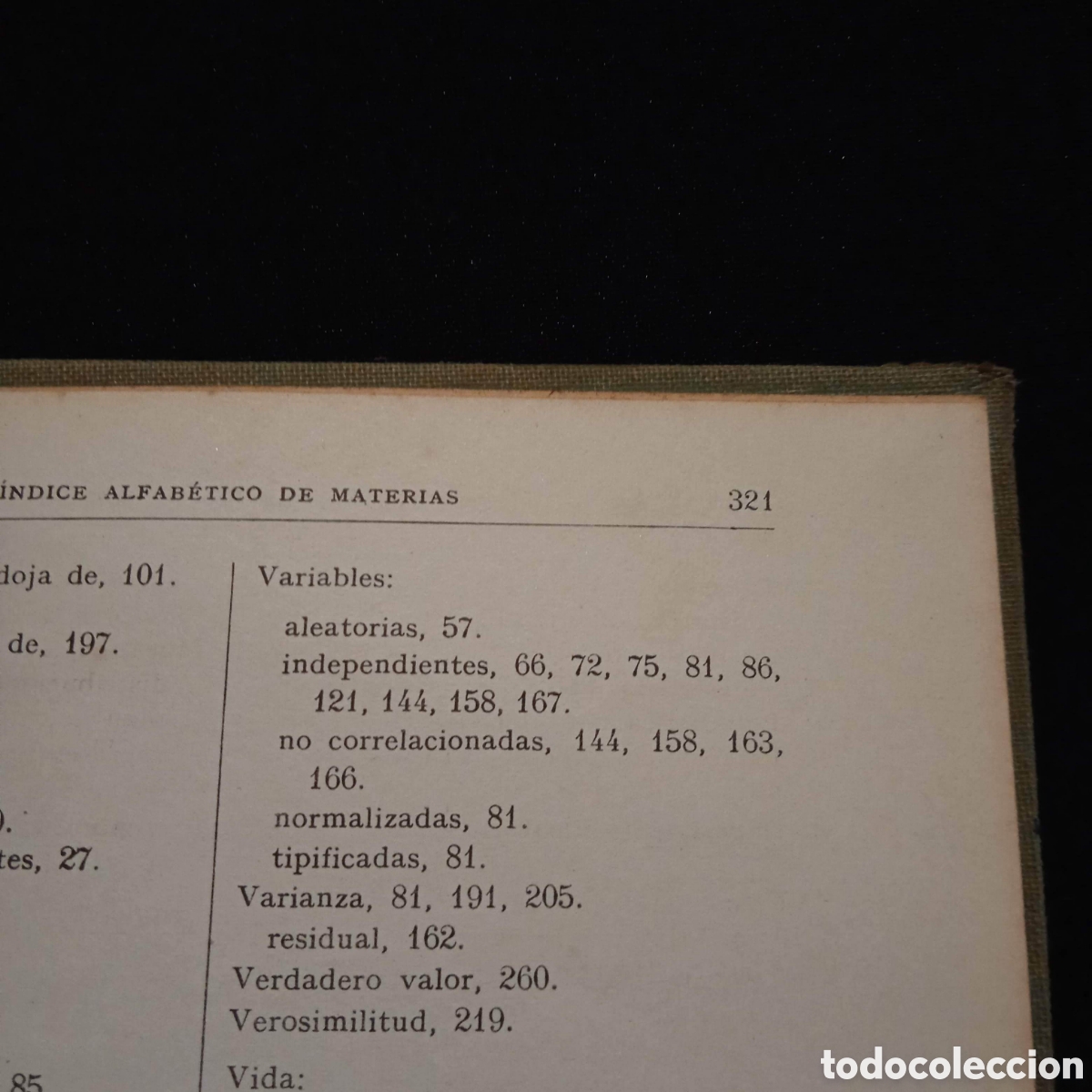 Libros de segunda mano de ciencias: ELEMENTOS DE LA TEOR&Iacute;A DE PROBABILIDADES. H. CRAMER #0436 - Foto 7