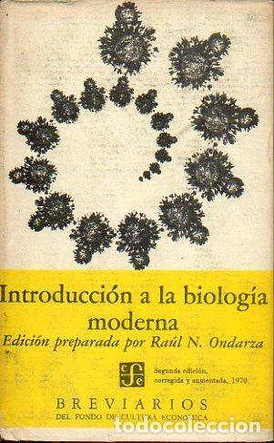 Libros de segunda mano: introducci&oacute;n a la biolog&iacute;a moderna Ra&uacute;l N Ondarza - Foto 1
