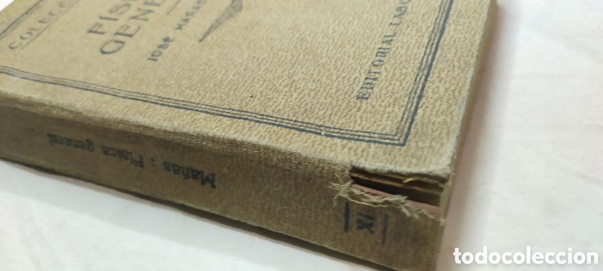 Libros de segunda mano de ciencias: F&iacute;sica general . Jos&eacute; ma&ntilde;as. Colecci&oacute;n labor. Matem&aacute;ticas - Foto 2