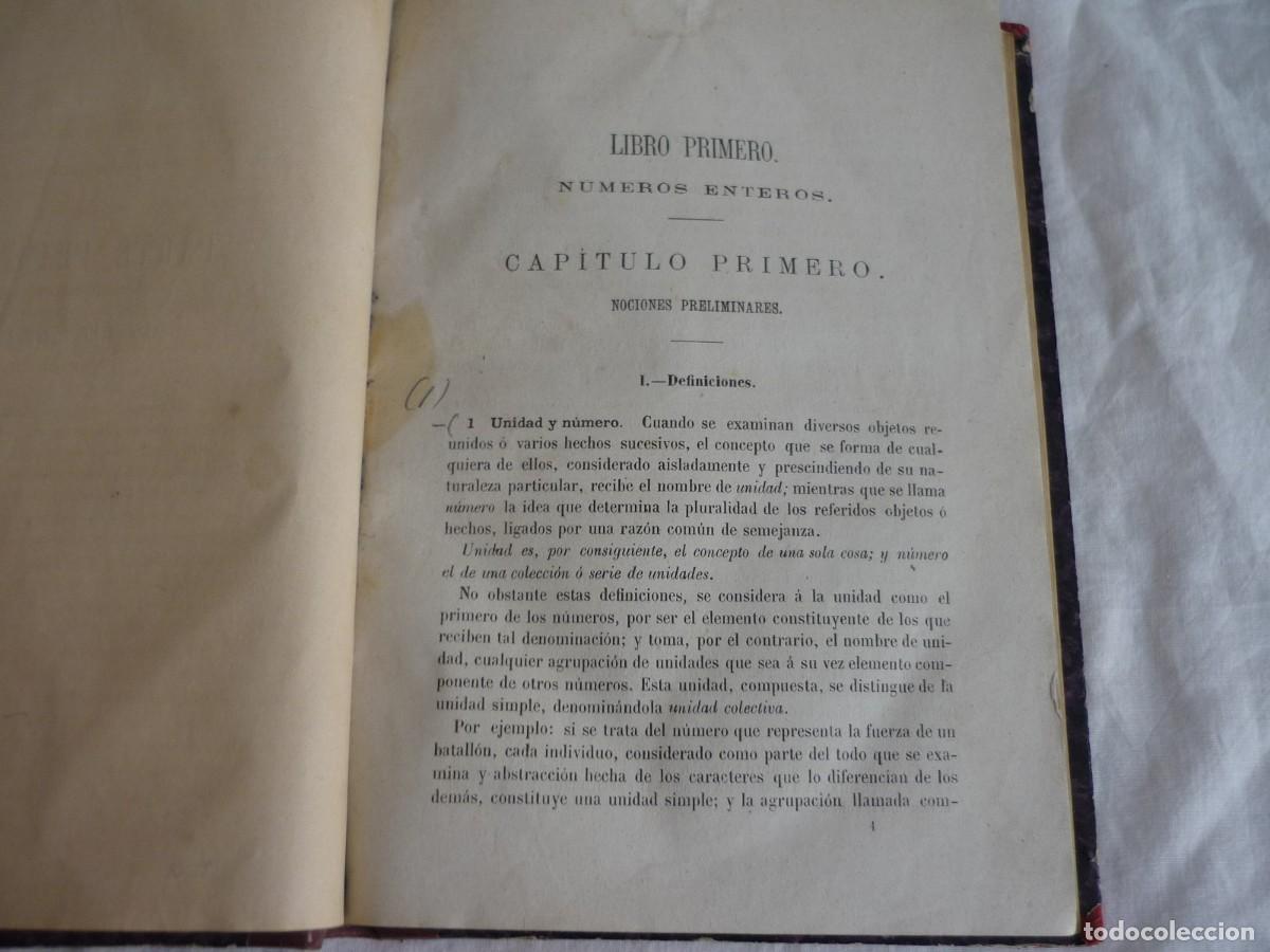 Libros de segunda mano de ciencias: Aritm&eacute;tica Ignacio Salinas y Angulo 1884 - Foto 14