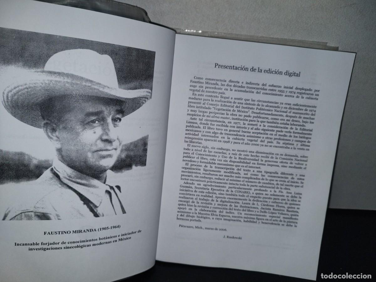 Libros de segunda mano: 82- VEGETACI&Oacute;N DE M&Eacute;XICO - JERZY RZEOWSKI - CONABIO 2005 - Foto 5