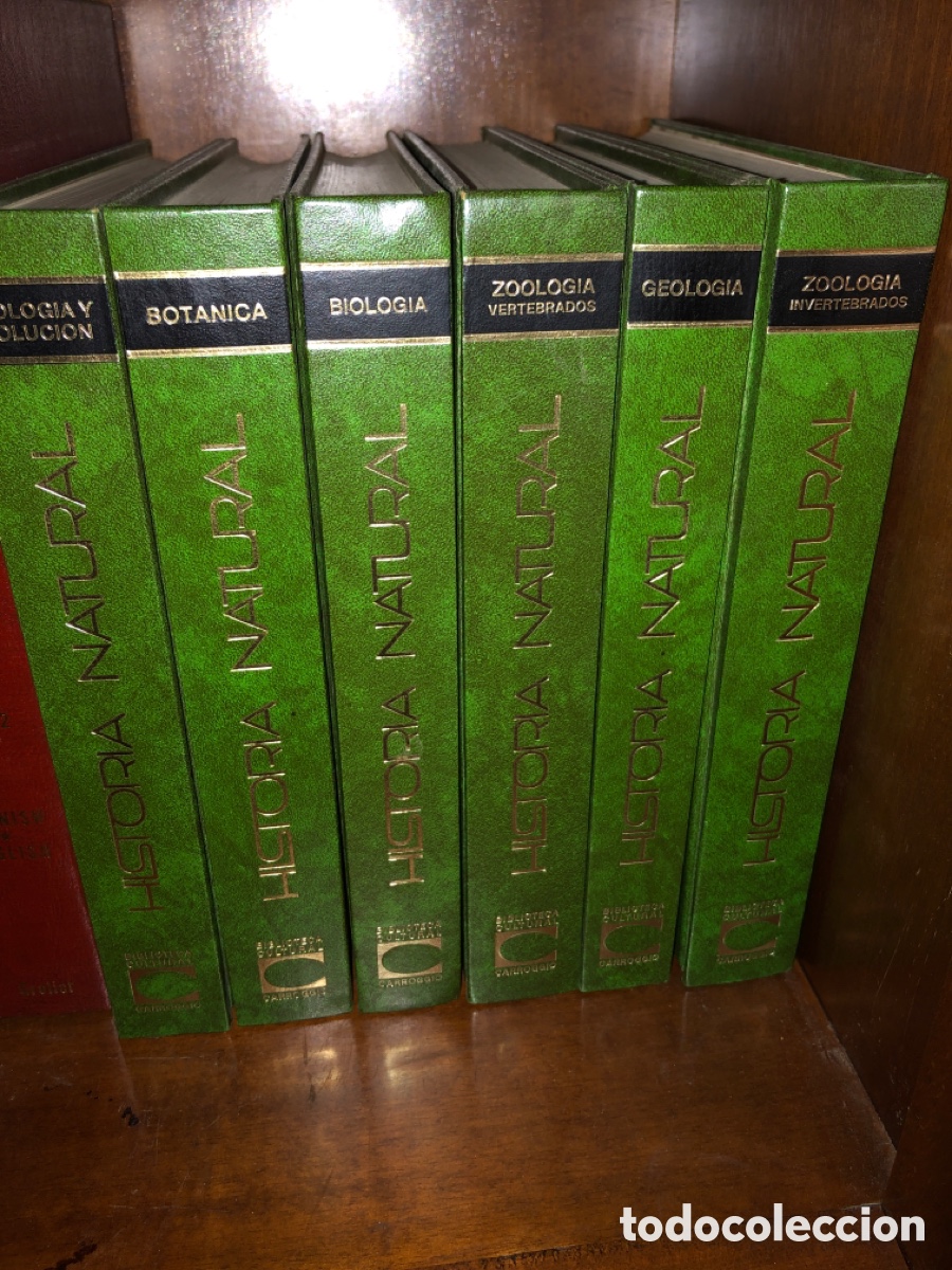 Libros de segunda mano: Historia Natural Carrogio 6 vol&uacute;menes - Foto 1