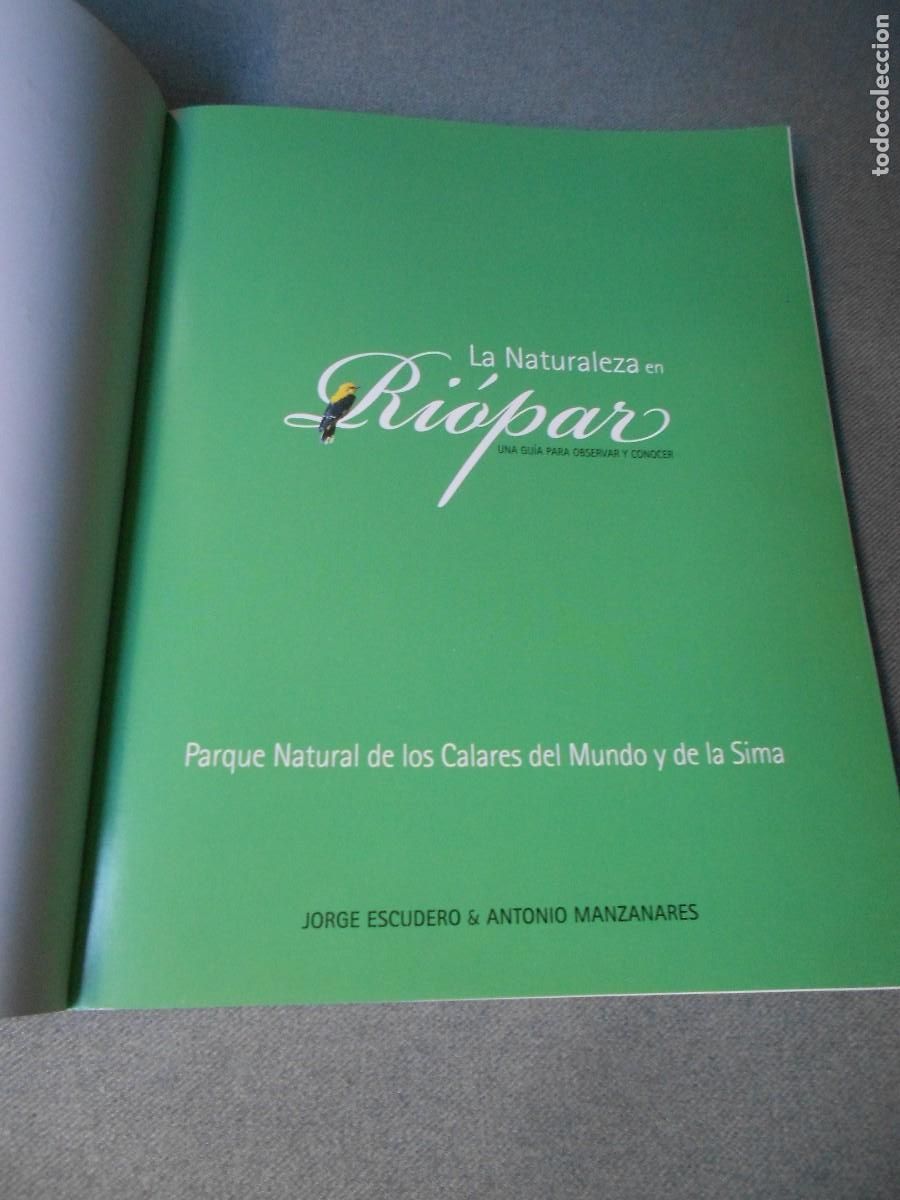 Libros de segunda mano: LA NATURALEZA EN RIOPAR - Foto 2