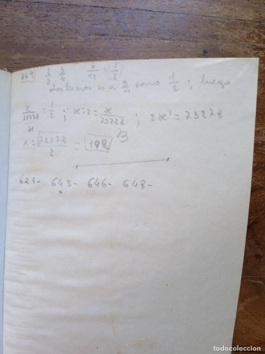 Libros de segunda mano de ciencias: Nociones &aacute;lgebra Bru&ntilde;o 1957 - Foto 6