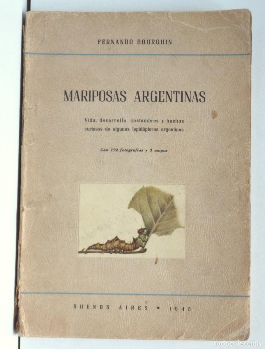 Libros de segunda mano: Fernando BOURQUIN - MARIPOSAS ARGENTINAS &ndash; Buenos Aires 1945 - Foto 1