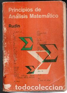 Libros de segunda mano de ciencias: Principios de An&aacute;lisis Matem&aacute;tico, Rudin - Foto 1
