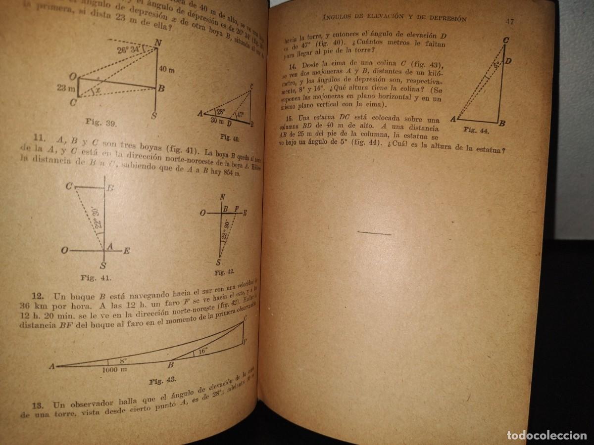 Libros de segunda mano de ciencias: 85- TRIGONOMETR&Iacute;A RECTIL&Iacute;NEA - AGUST&Iacute;N ANFOSSI - 1952 - Foto 8