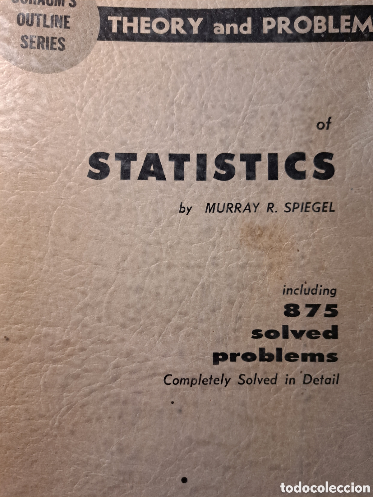 Libros de segunda mano de ciencias: Statistics theory and problems Schaum - Foto 1