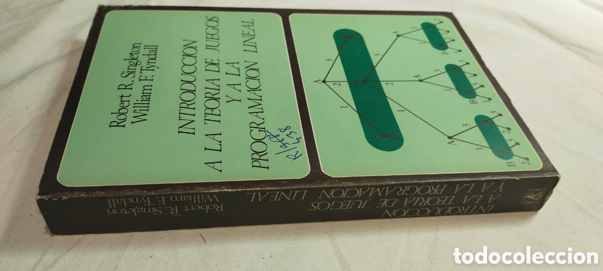 Libros de segunda mano de ciencias: Introducci&oacute;n a la teor&iacute;a de juegos y a la programaci&oacute;n lineal. Matem&aacute;ticas. Robert singleton - Foto 2